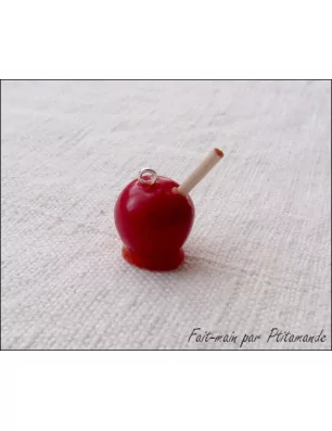 IDEES CREATIVES : Tuto - Réaliser une pomme d'amour en pâte polymère, par Ptit Amande