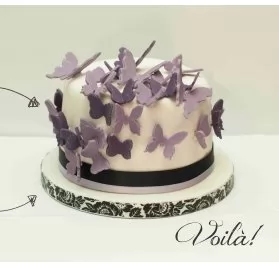 IDEES CREATIVES : Tuto - Réaliser un gâteau à l'envol des papillons