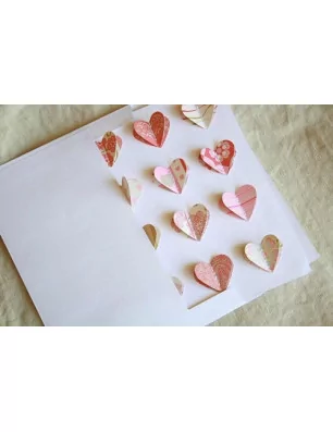 IDEES CREATIVES : Tuto : Réaliser une carte coeurs, par Madiwi