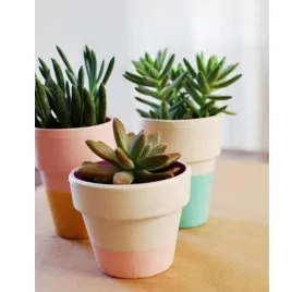 IDEES CREATIVES : Tuto : Réaliser un pot de fleurs coloré, par Madiwi