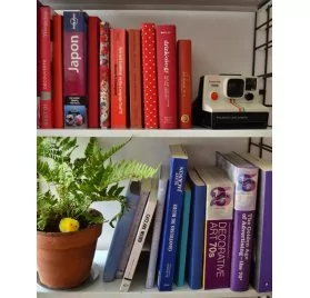 IDEES CREATIVES : Tuto : Mettez de la couleur dans votre bibliothèque, par Madiwi