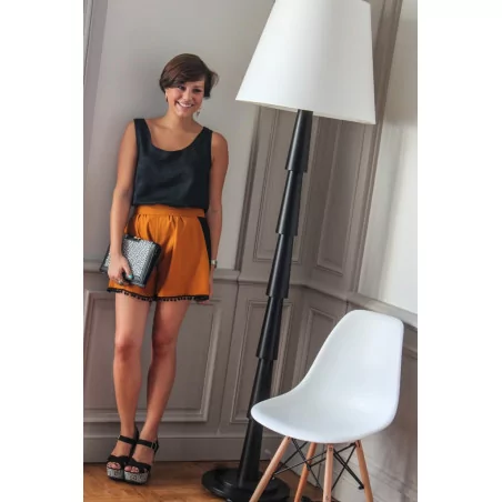 IDEES CREATIVES : Tuto : Réaliser un short à pompons, par Simone Simone