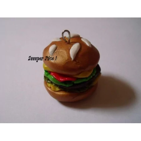 IDEES CREATIVES : Tuto : Réaliser un hamburger en pâte polymère, par Madiwi