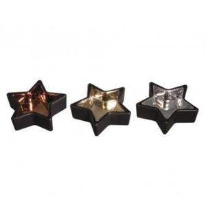 AFFAIRES : Supports pour bougie à réchaud 'Rayher' Etoiles 9 cm Qté 3