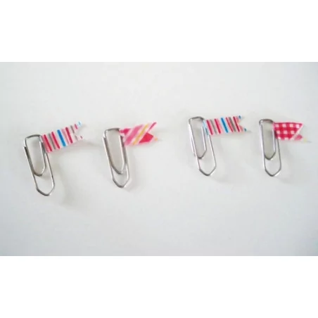 IDEES CREATIVES : Tuto : Customiser des trombones et des punaises, par Madiwi