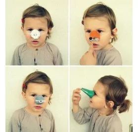 IDEES CREATIVES : Tuto : Réaliser des masques recup' pour les petits, par Madiwi