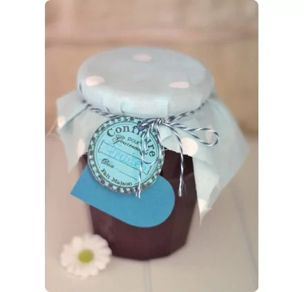 IDEES CREATIVES : Tuto : Customiser un pot à confiture, par Toga