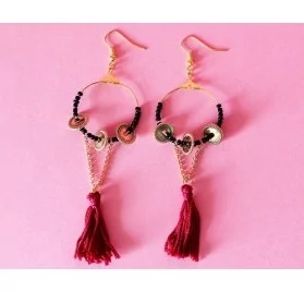 IDEES CREATIVES : Tuto : Customiser des créoles, par Gwladys