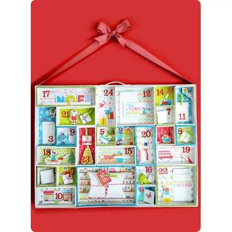 IDEES CREATIVES : Tuto : Réaliser un calendrier de l'avent "mot doux", par Toga