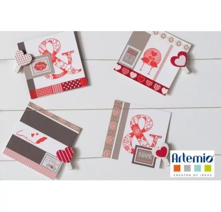 IDEES CREATIVES : Tuto : Réaliser une carte pleine d'amour, par Artemio IDEES CREATIVES : Tuto : Réaliser une carte pleine d'amour, par Artemio