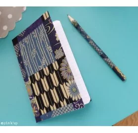 IDEES CREATIVES : Tuto : Customiser un kit de papeterie avec du tissu, par Pin'k'up