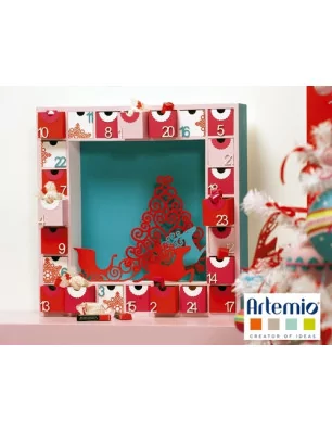 IDEES CREATIVES : Tuto : Réaliser un calendrier de l'avent, par Artemio