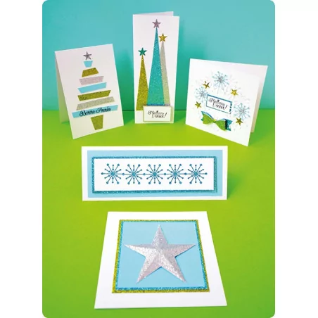 IDEES CREATIVES : Tuto : Réaliser une carte pailletée, par Toga