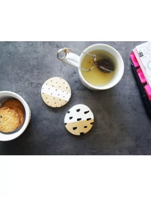 IDEES CREATIVES : Tuto : Réaliser des sous-verres graphiques, par Kit by Klo