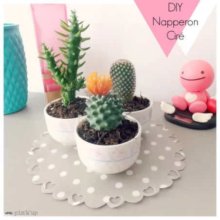 IDEES CREATIVES : Tuto : Réaliser un napperon en toile cirée, par Pin'k'up