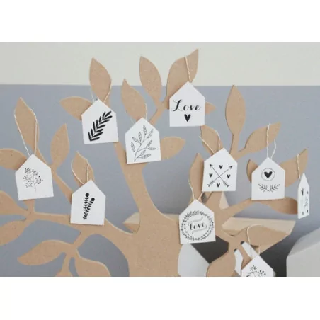IDEES CREATIVES : Tuto : Réaliser des maisonnettes pour sapin de Noël, par Noumea