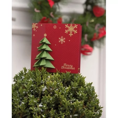 IDEES CREATIVES : Tuto : Réaliser un sapin en papier, par Artemio
