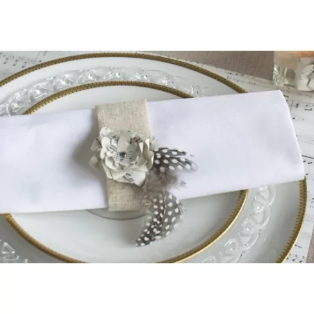 IDEES CREATIVES : Tuto : Réaliser des ronds de serviettes, par Artemio