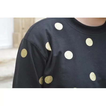 IDEES CREATIVES : Tuto : Réaliser un sweat à pois, par The Camelia