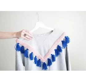 IDEES CREATIVES : Vidéo - Customiser un sweat, par Gwladys