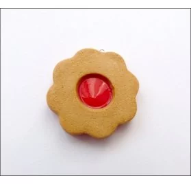 IDEES CREATIVES : Tuto : Réaliser un sablé à la confiture en pâte polymère, par Ptitamande
