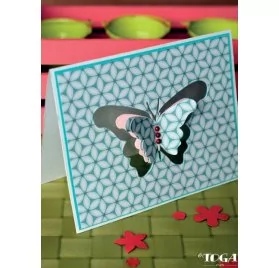 IDEES CREATIVES : Tuto : Réaliser une carte papillon, par Toga