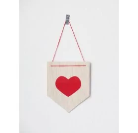 IDEES CREATIVES : Tuto : Réaliser une bannière coeur, par Tadaam