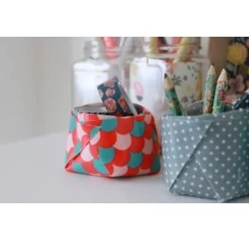 IDEES CREATIVES : Tuto : Réaliser un panier en toile cirée, par Noumea