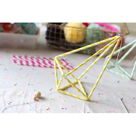 IDEES CREATIVES : Tuto : Réaliser un himmeli, par Mymy Cracra