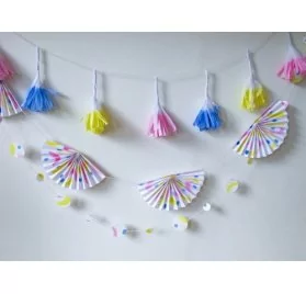 IDEES CREATIVES : Tuto : Réaliser des guirlandes en papier, par A Cardboard Dream