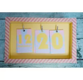 IDEES CREATIVES : Tuto : Réaliser un calendrier, par Sophie