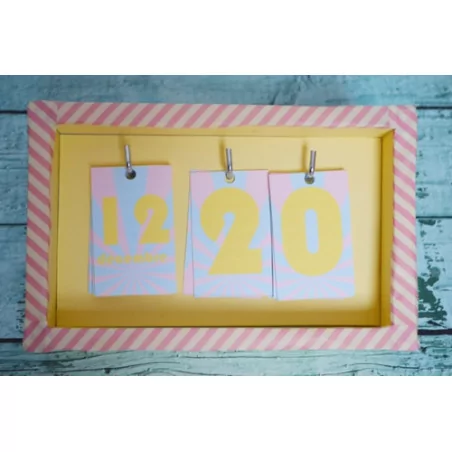 IDEES CREATIVES : Tuto : Réaliser un calendrier, par Sophie