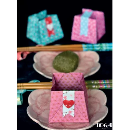 IDEES CREATIVES : Tuto : Réaliser une boîte origami, par Toga