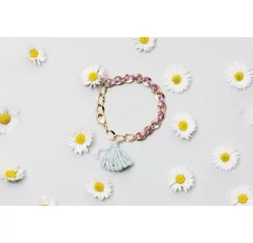 IDEES CREATIVES : Tuto : Réaliser un bracelet printanier, par Gwladys