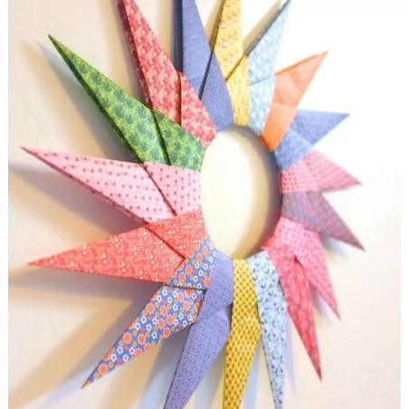 IDEES CREATIVES : Tuto : Réaliser un soleil origami, par That's Alli am