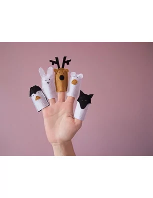 IDEES CREATIVES : Tuto : Réaliser des marionnettes pour les doigts, par Mademoiselle M
