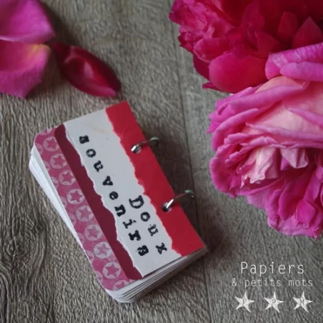 IDEES CREATIVES : Tuto : Réaliser un mini-album pour la fête des pères, par Laure