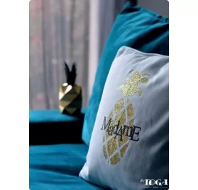 IDEES CREATIVES : Tuto : Réaliser un coussin à motif ananas, par Toga