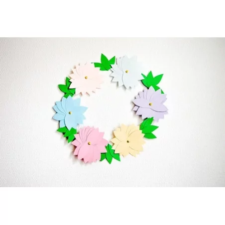 IDEES CREATIVES : Tuto : Réaliser une couronne de fleurs, par My Name Is Georges