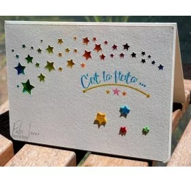 IDEES CREATIVES : Tuto : Réaliser une carte festive, par Fabi Jorro