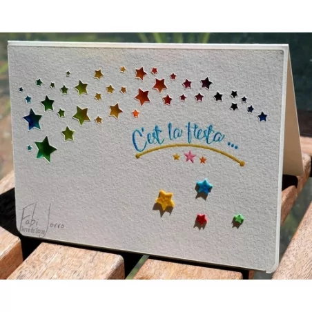IDEES CREATIVES : Tuto : Réaliser une carte festive, par Fabi Jorro