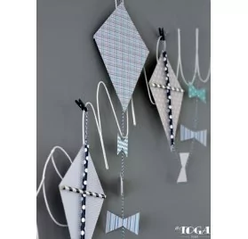 IDEES CREATIVES : Tuto : Réaliser une deco cerf-volant, par Toga