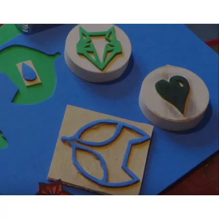 IDEES CREATIVES : Vidéo - Réaliser ses propres tampons, par Vanda