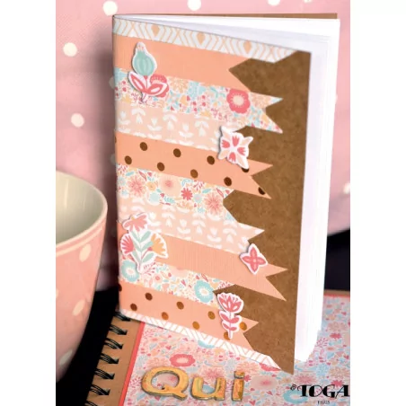 IDEES CREATIVES : Tuto : Réaliser un carnet, par Toga