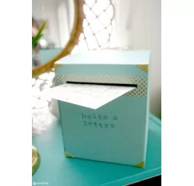IDEES CREATIVES : Tuto : Réaliser une boîte à lettres, par Pin'k'up