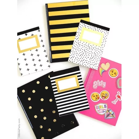 IDEES CREATIVES : Vidéo : Réaliser de jolis carnets, par Birds Party