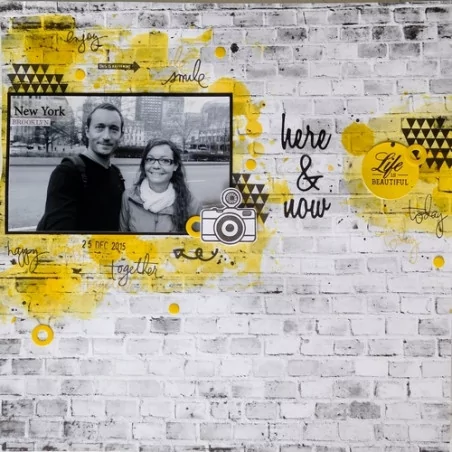 IDEES CREATIVES : Vidéo - Réaliser une page avec fond d'encre dilué, par Miaoups