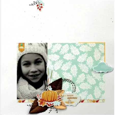 IDEES CREATIVES : Tuto : Réaliser une page automnale, par Toga