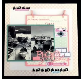 IDEES CREATIVES : Tuto : Réaliser une page sur le thème de la photo, par Toga