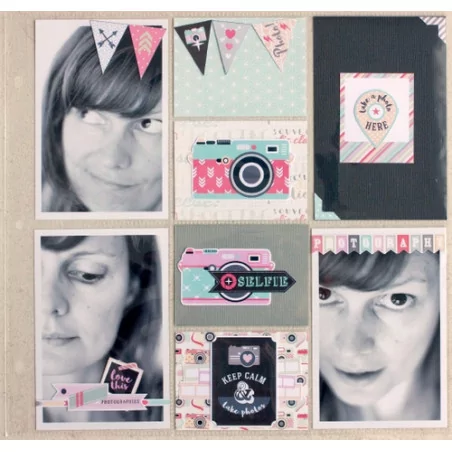 IDEES CREATIVES : Tuto : Réaliser une page sur le thème de la photo (2), par Toga